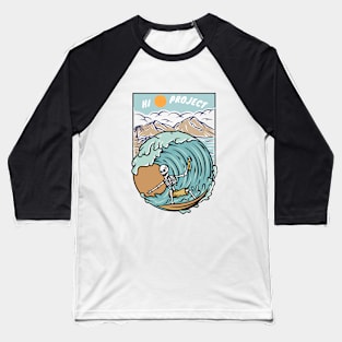 Island Wave Baseball T-Shirt